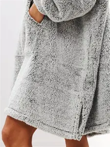 John Lewis Hi-Pile Oversized Lounge Hoodie