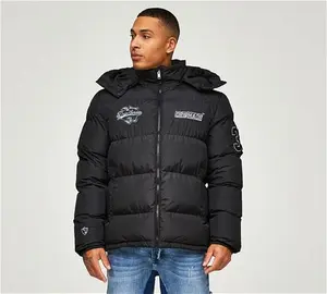 Dripmade Chief Short Puffer Jacket - Black - Size XL