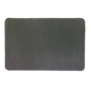 Flooring Grey Plain Door mat, 60cm x 40cm