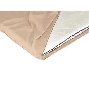 Duvalay Cappuccino Travel Topper Zipped Sheet 66x2.5cm