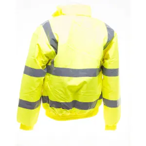 Yoko Mens Hi-Vis Bomber Jacket Quality Product