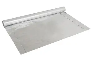 Premium Thermal Insulation Vapour Barrier Strotex Membrane Heat Reflector Aluminium Foil - 1.5x50m