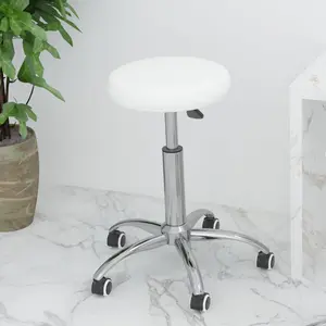 Berkfield Office Swivel Chair White Faux Leather