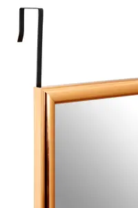 Maison by Premier Mize Copper Plastic Frame Over Door Mirror