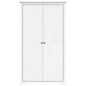 Wardrobe BODO White 101x52x176.5 cm Solid Wood Pine