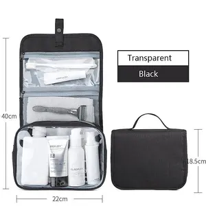 Black Large Capacity Portable Waterproof Foldable Storage Bag