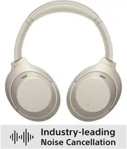 SONY WH-1000XM4 Wireless Bluetooth Noise-Cancelling Headphones - Silver