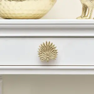 Melody Maison Gold Palm Leaf Drawer Knob