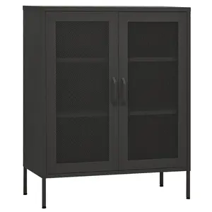 Berkfield Storage Cabinet Anthracite 80x35x101.5 cm Steel