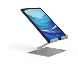 Durable Premium Aluminium Tablet Holder Rise Desk Stand - Foldable