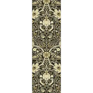 William Morris 127305 Mustard Bullerswood Runner Rug For Hallway - Long 67x230cm