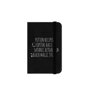 Grindstore Black Magic Stuff Notebook Black/White (One Size)