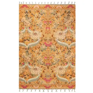 Wylder Nature Charais Floral Tasselled Rug