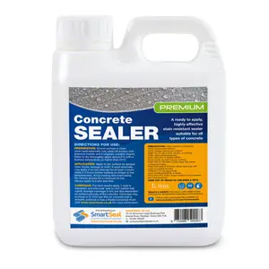 Smartseal - Premium Concrete Sealer, Concrete Sealant, Impregnating, Stain and Water Repellent, 10-Year Protection, 1L