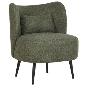 Armchair OTSBY Boucle Dark Green