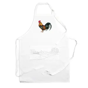 Purely Home Country Farm Cockerel Apron - Farm Kitchen Cooking & Baking Gift