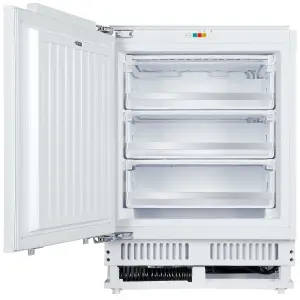 SIA RFU103 Built In 105L White Integrated Under Counter 3 Drawer Freezer