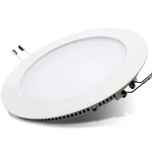 Pack of 4 units, 12W Recessed Round LED Mini Panel 170mm diameter 3000K