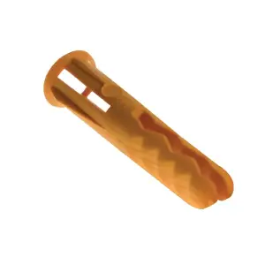 Plasplugs SYP 501 Solid Wall Super Grips Fixings Yellow (100)