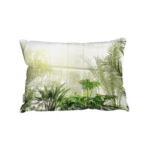 Green Plants In Botanical Gardens (Outdoor Cushion) / 30cm x 45cm