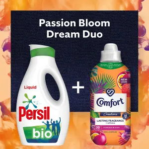 Comfort Fabric Conditioner Lasting Fragrance Passion Bloom 900ml, 30 Washes, 2Pk