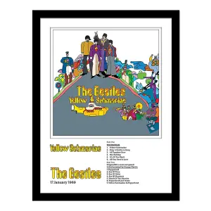 The Beatles Yellow Submarine Framed Print Multicoloured (40cm x 30cm)