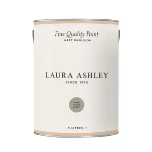 Laura Ashley Dark Dove Grey Matt Emulsion paint, 5L