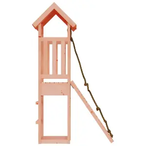 Berkfield Playhouse with Climbing Wall Solid Wood Douglas