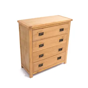 Lugo 4 Drawer Chest of Drawers Bras Drop Handle