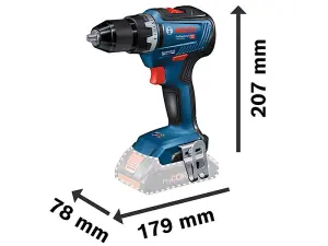 Bosch GSR 18V-55 Professional Drill Driver 18V Bare Unit