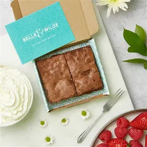 Personalised Letterbox Chocolate Brownies