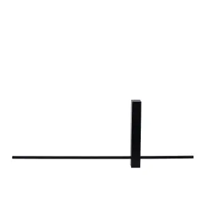 Lucide Segin Modern Wall Light - LED - 1x6W 2700K - Black