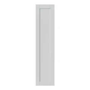 GoodHome Ashmead Matt dove grey Shaker Larder Cabinet door (W)300mm (H)1287mm (T)16mm