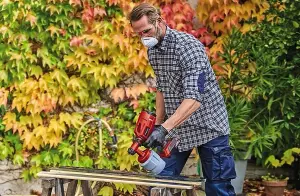 Einhell Cordless Paint Sprayer Gun 18V Power X-Change For Lacquers And Glazes Includes Accessories TC-SY 18/60 Li - Body Only