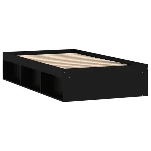 Berkfield Bed Frame Black 90x190 cm