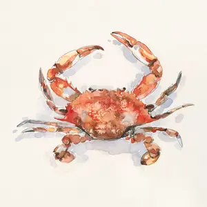 Crusty Crab I 51cm H x 51cm W x 3.8cm D