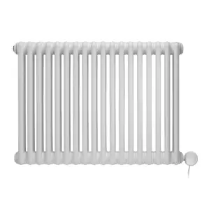 Terma 230V 1kW White Smart Horizontal Oil-filled radiator (H) 600mm x (W) 834mm