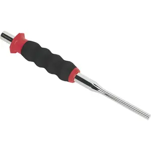 Premium 7mm Sheathed Parallel Pin Punch with Comfortable Foam Grip