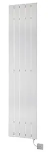 Ximax Vertirad HWE180037W White Vertical 2047BTU Radiator, (W)370mm x (H)1800mm