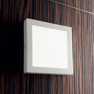 Luminosa Universal LED 1 Light Indoor Square Medium Flush Light White