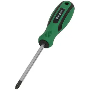 High-Quality Pozi Head 2 x 100mm Screwdriver with Comfortable Grip