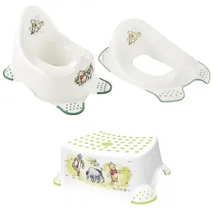 Keeeper Winnie the Pooh Baby Potty, Toilet Seat & Step Stool Set