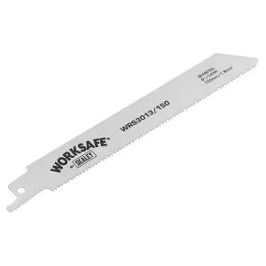 Sealey Reciprocating Saw Blade 150mm 14TPI White - Pack of 5 Pieces WRS3013/150