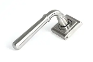 From The Anvil Satin Marine SS (316) Newbury Lever on Rose Set (Square) - Unsprung