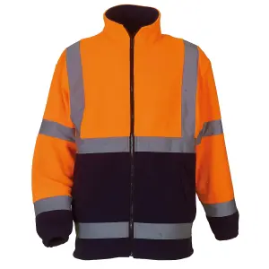 Yoko Mens Hi Vis Heavyweight Fleece Jacket (Pack of 2)