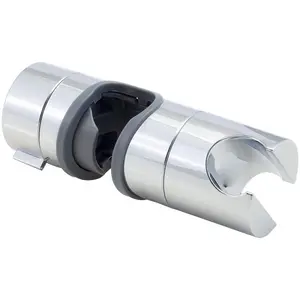 EUROSHOWERS Chrome Adjustable Shower Riser Rail Slider 19-25mm