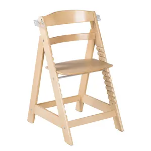 Sit Up High Chair Light Brown