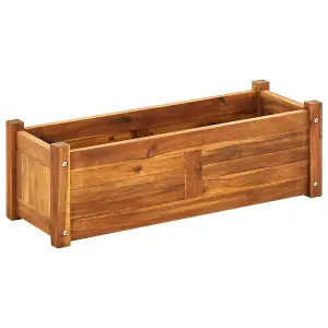 Berkfield Garden Raised Bed Acacia Wood 76x27.6x25 cm