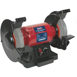 High-Performance 200mm Variable Speed Bench Grinder with 550W Induction Motor