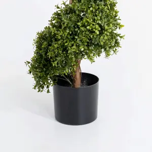 Blooming Artificial - 120cm / 4ft Artificial Boxwood Spiral With Stem